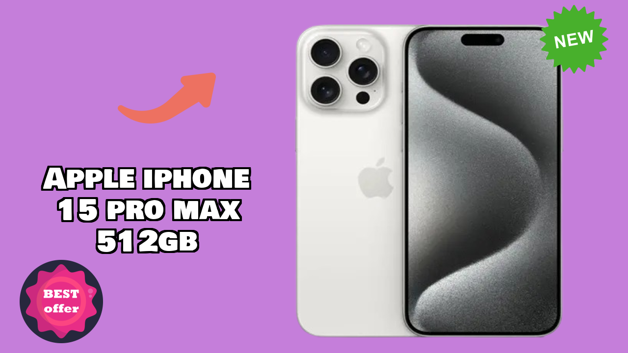 Apple IPhone 15 Pro Max 512GB at ₹179,900 - Best Deal Available Now