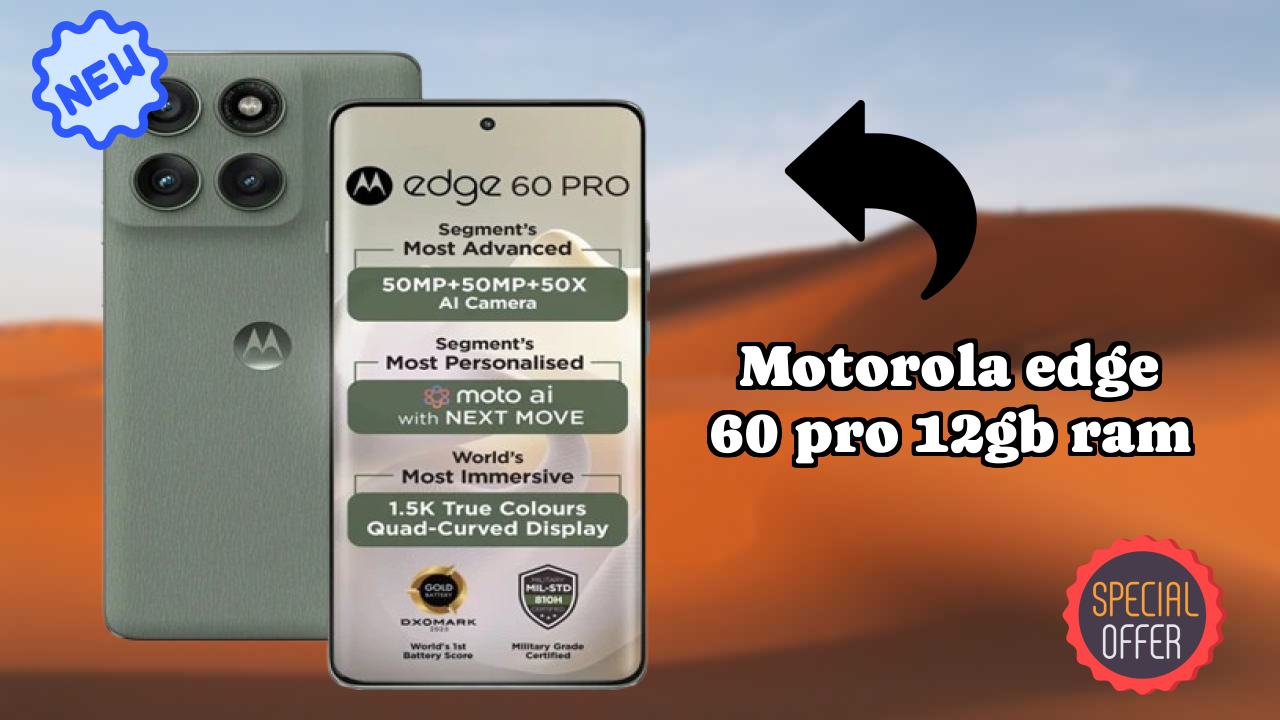 Motorola Edge 60 Pro 12GB RAM Camera Quality: 50 MP + 50 MP + 10 MP Rear Camera Low Light