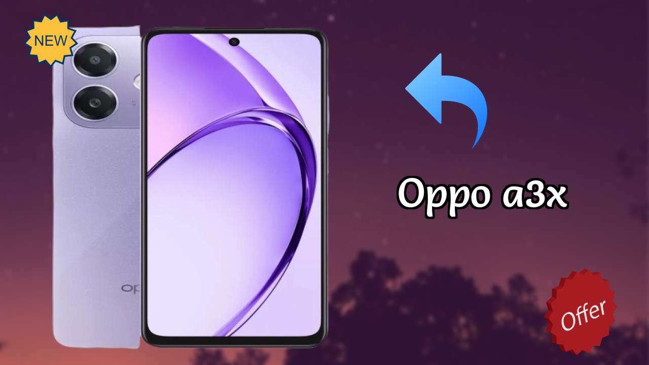 OPPO A3X Display Analysis: 6.67 Inches (16.94 Cm) Screen