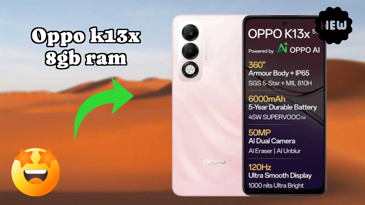 OPPO K13x 8GB RAM Gaming Test: MediaTek Dimensity 6300 FPS Performance
