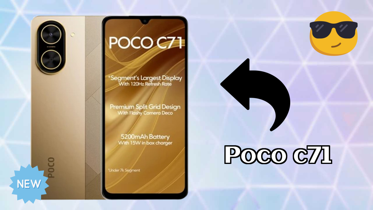 Poco Fans Alert: POCO C71 Massive Price Drop to ₹6,179