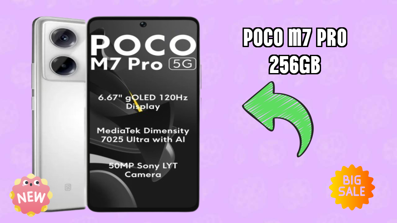 POCO M7 Pro 256GB Display Technology: AMOLED Quality