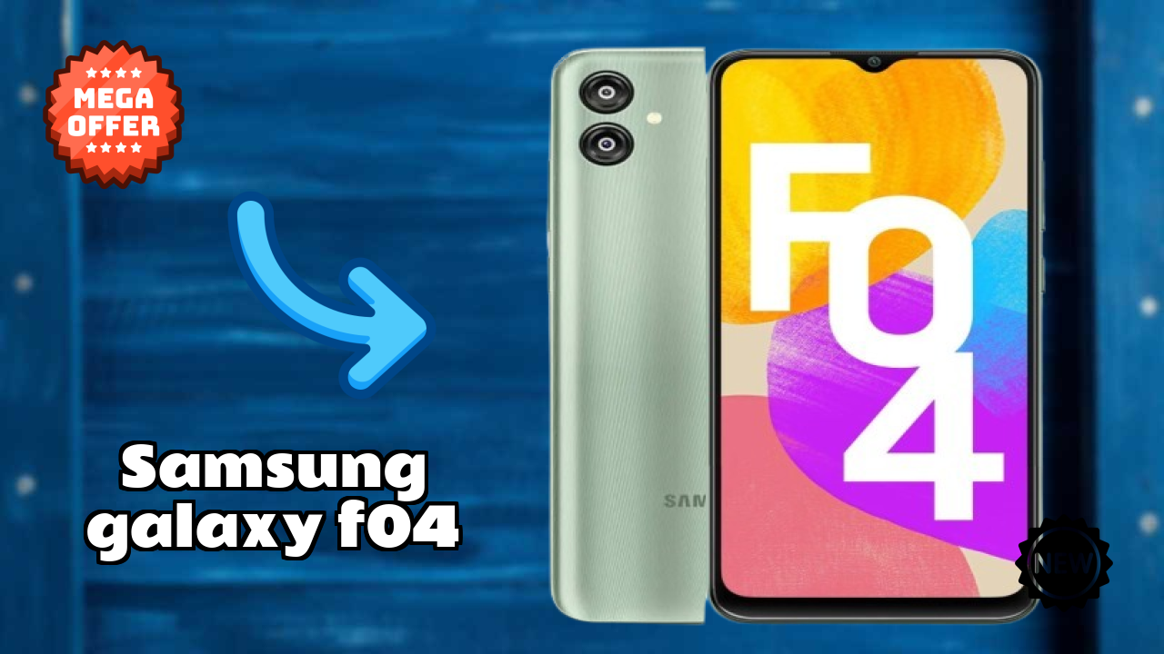 Samsung Galaxy F04 Display Size: 6.5 Inches (16.51 Cm) Screen Quality