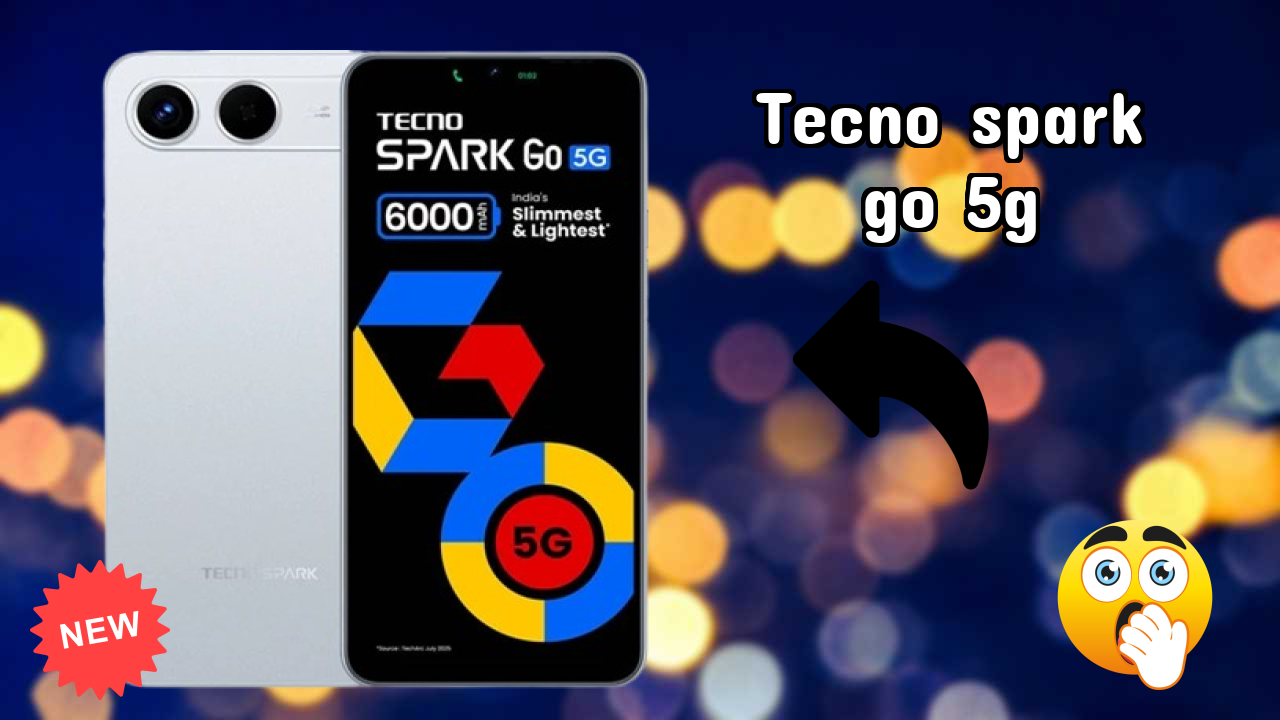 Tecno Spark Go 5G 2026: Camera 50 MP Rear Camera And LongLife Bettry