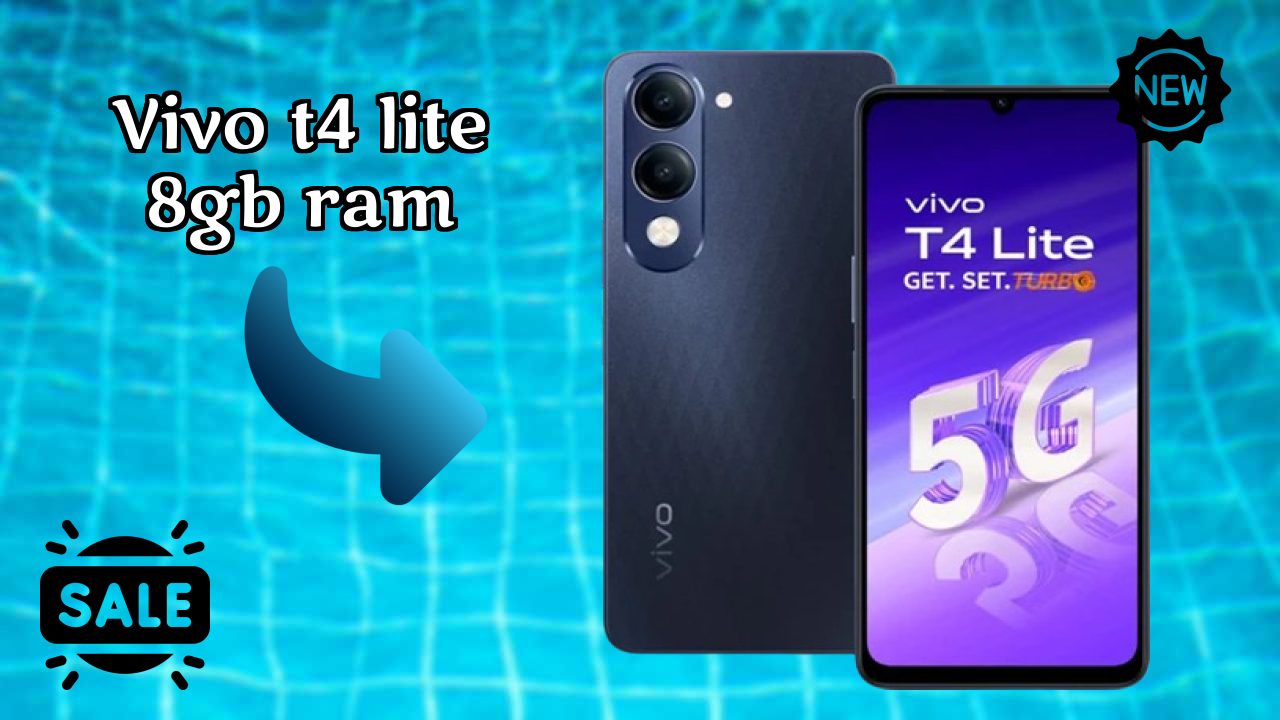 Vivo T4 Lite 8GB RAM Display Technology: 6.74 Inches (17.12 Cm) Screen