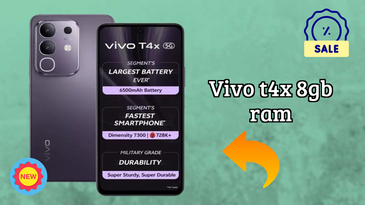 Vivo T4X 8GB RAM Price Drop: Just ₹14,499 Available