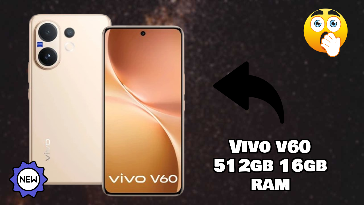 Vivo V60 512GB 16GB RAM Display Size: 6.77 Inches (17.2 Cm) Screen Quality