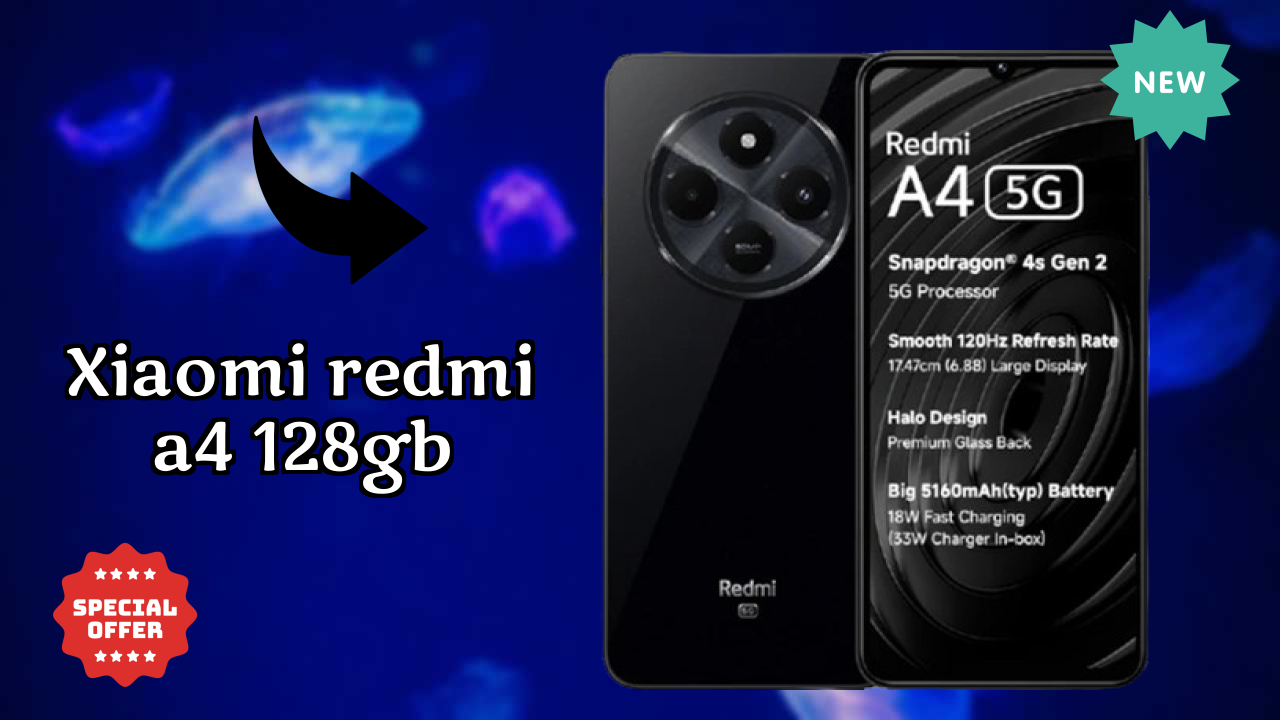Xiaomi Redmi A4 128GB Camera Quality: 5 MP Front Camera Selfie