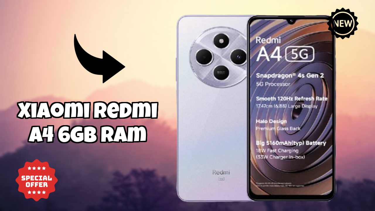 Xiaomi Redmi A4 6GB RAM at ₹8,999 - Best Deal Available Now